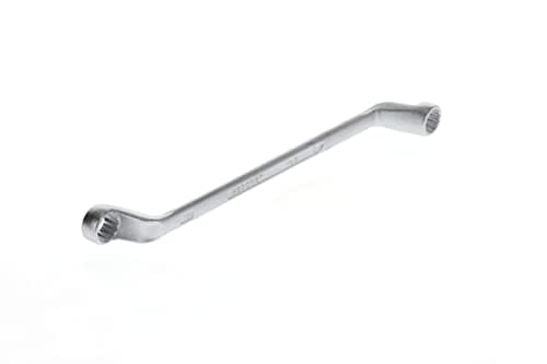 Image of GEDORE Double-ended ring spanner, AF 12+13 mm, Offset, 5° angled, Slender, Bi-hex, UD profile, Spanner, 2 12X13