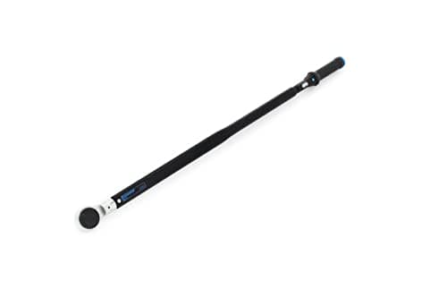 Image of GEDORE Torcoflex Torque Wrench, 3/4 Inch, 110-550 Nm, Mushroom Head Reversible Square with Ball Lock, Steel Tube, Black/Blue