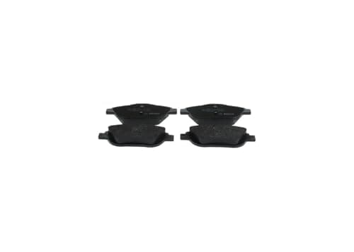 Image of Bosch BP1360 - Brake Pads Car Front Axle - Bosch Quality - Reduced Noise and Dust - ECE-R90 Certified - Copper-Free - 1 Set of 4 Pads - With Accessories