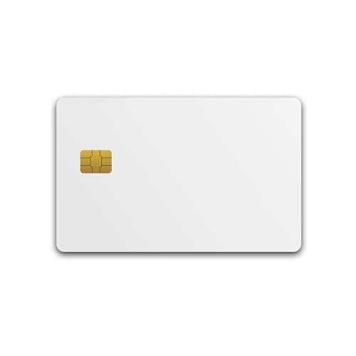 Image of Cryptnox® FIDO2 Security Key - Passwordless & 2FA Authentication - Compatible Microsoft, Apple, Google & More - Mifare Desfire - Convenient Card Format - NFC & Contact (White)