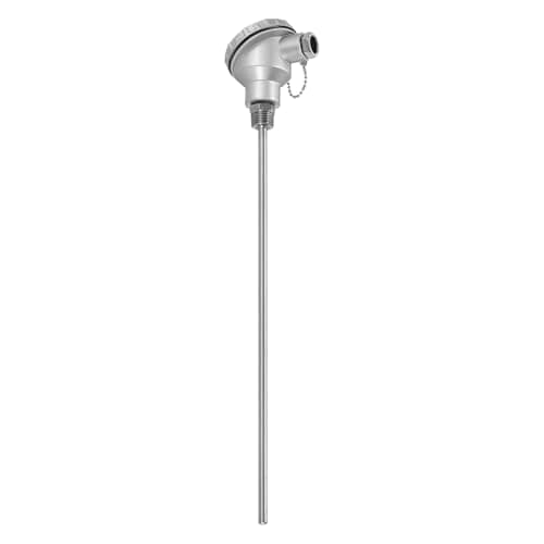 Image of sourcing map PT100 1/2" NPT RTD Thermocouple Stainless Steel Probe Material 304 Temperature Sensor Probe Terminal Head -50 to 420C, 8x400mm