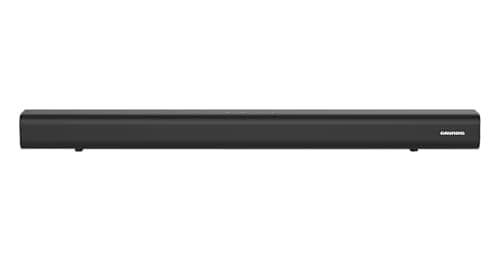 Image of GRUNDIG 2.0 Soundbar DSB 991, Slim Design, 2 x 25 Watt Output Power, Wireless Connection, Bluetooth 5.4, HDMI (ARC-CEC), USB, Optical and AUX Input, Black