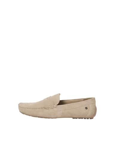 Image of JACK & JONES Men's Jfwjensen Suede Loafer, Moonbeam, 8 UK