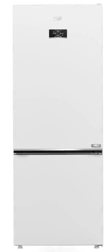 Image of Beko AeroFlow HarvestFresh CNG4793VW 192cm 70/30 Frost Free Fridge Freezer – White – E Rated, 490L, Digital Display