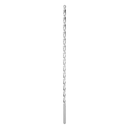Image of sourcing map Twist Drill Bit 6mm Dia 300mm (11.81") Extra Long High-Speed Steel Spiral Jobber Drill Bits Fully Ground Drilling Tools for Wood Plastic Aluminum Thin Metal Sheet