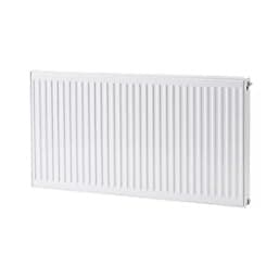 Image of Convector Radiator 600 x 1200mm Type 21 White –Flomasta 5472 BTU Double Panel Compact Central Heating Radiator, Horizontal Wall Mounted Home Heating Panel