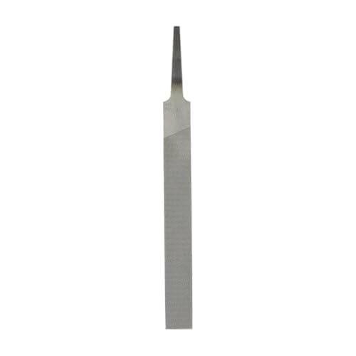 Image of sourcing map Flat Thin Cut File 4" Double Cut Teeth High Carbon Steel Hand Rasp File Without Handle for Metal Wood Deburring Removing