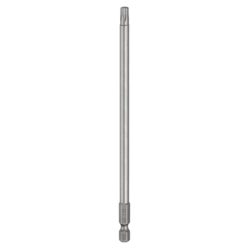 Image of sourcing map T30 Torx Head Screwdriver Bit 1/4" Hex Shank 6" (150mm) Long Magnetic No Hole Tip Tamper Proof 6 Point Star Screw Driver Drill Bits S2 Steel Industrial Power Screwdrivers