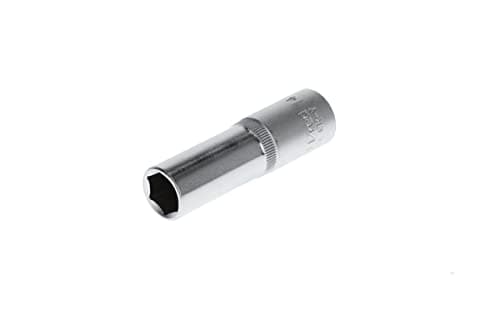 Image of GEDORE red Long socket, 1/2" 12.5 mm drive, hexagonal, 14 mm AF, Tool, R61001414, Steel