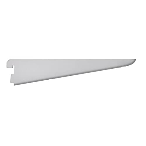 Image of CompleteShopfittings 1X Twin Slot Shelving White Uprights and Brackets Adjustable Strong Rack Wall Shelf (BRACKET 270MM/27CM)