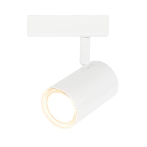 Image of Ledvion - LED Ceiling Spot White, Rectangle, Tiltable, Dimmable, GU10 Fitting, Surface-Mounted, Black Lamp, Round Lamp, Lighting, IP20, GU10 Fitting, Excl. GU10 Bulb