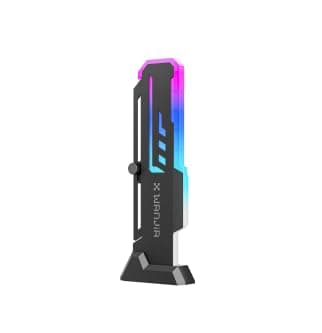 Image of GSCOLER ARGB Graphics Card Support Bracket - 5V 3-Pin RGB GPU Holder, Magnetic Base, Adjustable Height 35-120mm, Universal GPU Brace