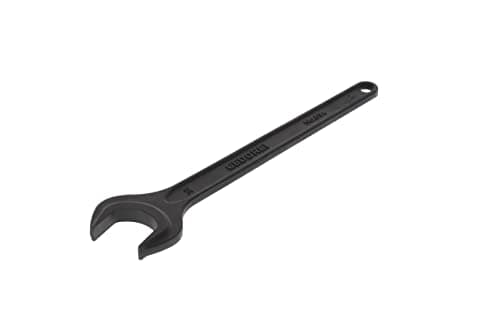 Image of Gedore 894 38 Single Open Ended Spanner, Carefully Forged, Optimum Contact Surfaces, Precisely Cut Basic Size, Secure Grip Thanks to Contoured Shaft, Ergonomic, Handy, 15 ° Jaws, 38 mm