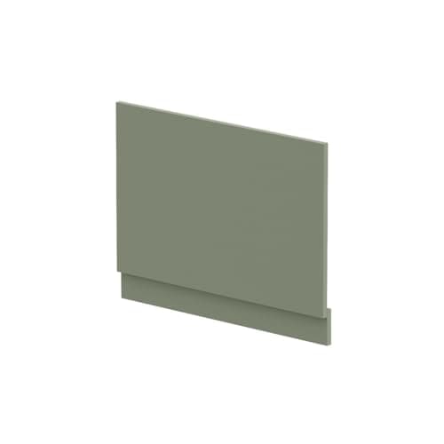 Image of nuie BPR812 Modern Bathroom Straight Bath End Panel and Plinth, 560 x 730 x 36mm, Satin Green