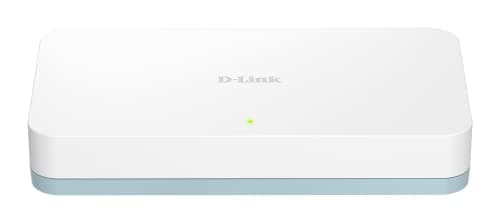 Image of D-Link DGS-1008D 8-Port Gigabit Unmanaged Desktop Switch, 10/100/1000 Mbps, Internet Splitter, Plug-and-Play, Fanless Silent Design, Auto MDI/MDIX, Energy-Efficient, for Home & Office