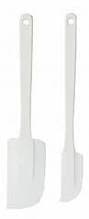 Image of CHEF AID SPATULAS Pkt of 2 Flexible Spatulas for Efficient Scraping of Bowls | Jars | Plates | Bottles