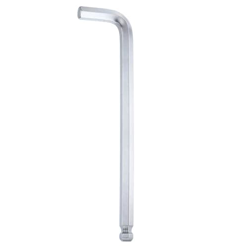 Image of sourcing map Ball End Hex Key Wrench 12mm Metric Chrome-Vanadium Steel L-Shape Long Arm Hexagon Wrenches Repairing Tool for Home Bike Motorcycle Repair, Silver