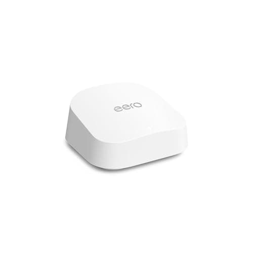 Image of Amazon eero 7 dual-band mesh Wi-Fi 7 router (newest model) – Supports internet plans up to 2.5 Gbps, Coverage up to 190 m², 1-pack