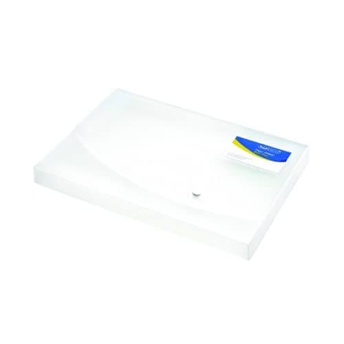 Image of Rigid Wallet Box File 25mm Capacity 250 Sheets A4 Clear (Pack of 10)