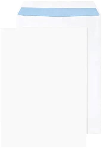 Image of RFE Pack of 50 - C4 / A4 White Mailing Envelopes Self Seal for Posting mailing Home Office, Ecommerce and Business 90gsm 229 x 324mm