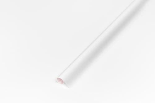 Image of d-c-fix Vinyl wrap White matt Plain 67,5 cm x 2 m - Sticky Back Plastic roll for Furniture, Kitchen & cupboards - Contact Paper Sticker self Adhesive Film