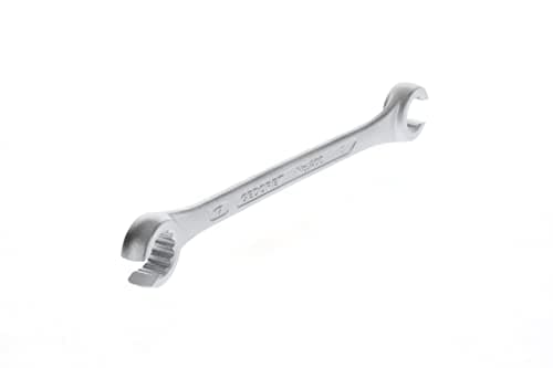 Image of GEDORE Double-ended ring spanner open, AF 14+17 mm, 15° angled, Bi-hex, UD profile, Spanner, 400 14X17