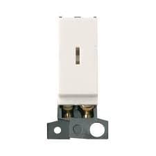 Image of Click Minigrid MD046PW Polar White13A Resistive / 10AX DP Keyswitch Module