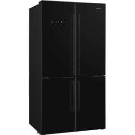 Image of Smeg American Style Fridge Freezer 60/40 Total No Frost - Black - FQ60NDE