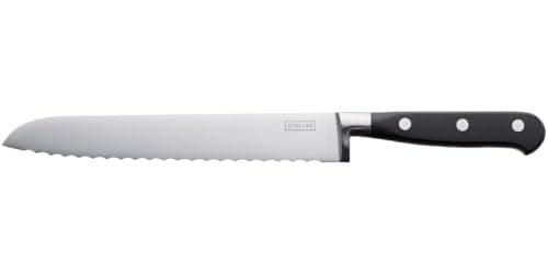 Image of Stellar Classic 21cm / 8" Bread Knife, Stainless Steel Blade, Full Tang Riveted Handle, Dishwasher Safe
