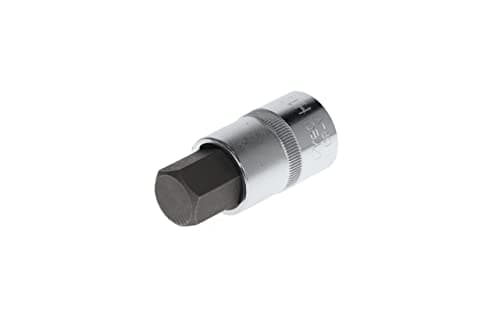 Image of GEDORE red Screwdriver bit socket hex, 17 mm AF, 1/2" 12.5 mm, Screwdriver bit socket, Tool, R62551710, Steel