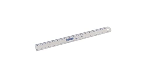 Image of Draper 52191 Aluminium Rule, 300mm x 30mm , Blue
