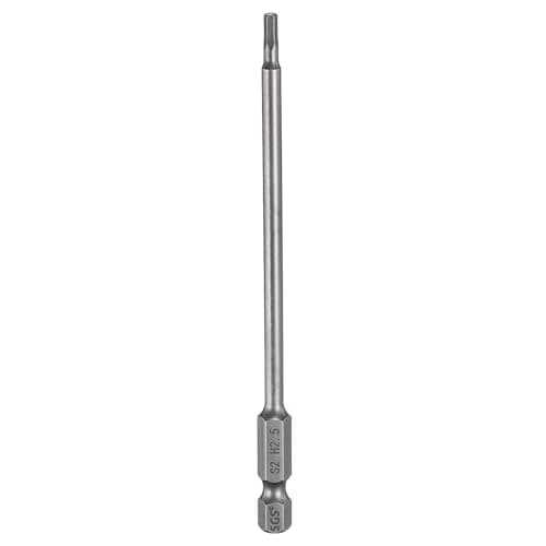 Image of sourcing map H2.5 Hex Head Drill Bit Wrench 2.5mm Metric Flat Tip 1/4" Hex Shank 110mm (4.3") Long Magnetic Hexagonal Screw Driver Socket Industrial Screwdriver Power Bits