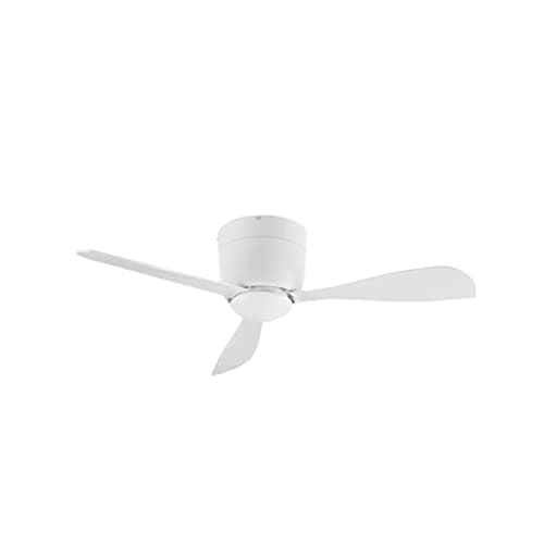Image of LEDS C4 Bora 988mm 3 Blade 98.8cm Ceiling Fan with LED Light White Small