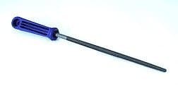 Image of 8" Round Second Cut Engineers File with Handle. (F9959) Free UK Postage