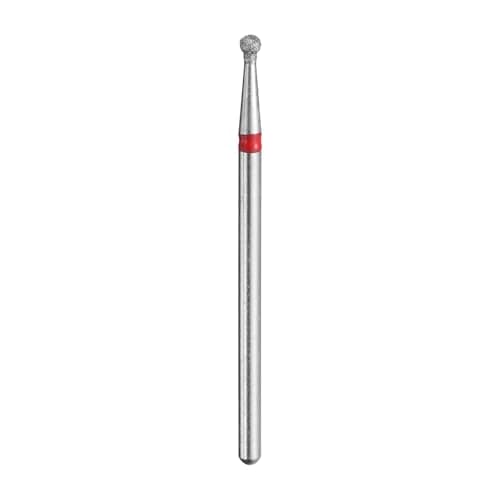 Image of sourcing map 200-230 Grits Diamond Grinding Bit 2mm Ball Head 2.35mm Shank 2mm Length Stone Sanding Drill Bits Rotary Tool for Ceramic Glass Nails Grinding Polishing