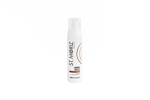 Image of St Moriz Original Instant Tanning Mousse in Medium | Fast Drying Vegan Fake Tan Mousse | Instant Wash Off Guide Colour for a Medium Golden Glow | Dermatologically Tested | Cruelty Free | 200ml