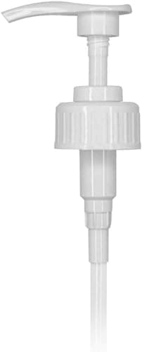 Image of Pump Dispenser 38mm to Suit 5 Liter Containers 38MM Screw Top 5mL Dose Ideal for Hand Sanitizer, Soap, Shampoo Includes Tube With Twist Lock