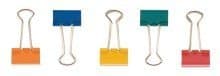 Image of Q-Connect Foldback Clip 24mm Assorted Pack of 10 KF03652 - 647-5764