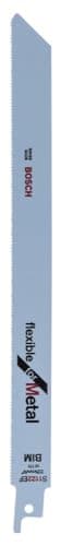 Image of Bosch Professional 2608656020 5 Pieces Reciprocating Saw Blade S 1122 EF Flexible for Metal (for Metal, 225 x 19 x 0,9 mm, Accessories for reciprocating saws), Blue