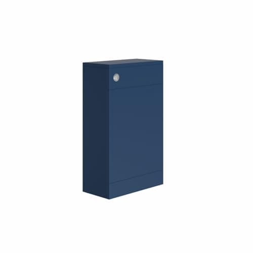 Image of NRG 500mm Matt Blue Back to Wall Toilet Unit with Concealed Cistern Flat Pack