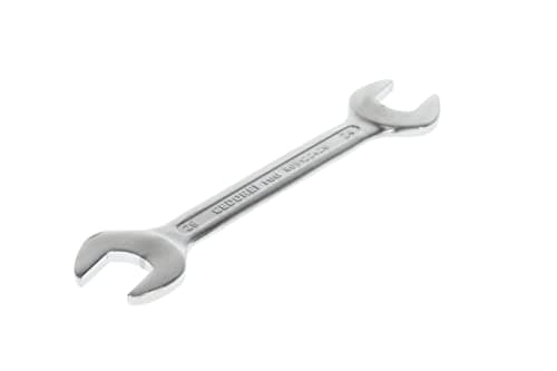 Image of GEDORE red Double open-end spanner, SW 24+26 mm, Metric, Short, Spanner, Open-end spanner, 245 mm long, R05122426