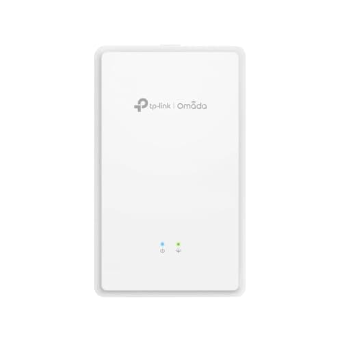 Image of TP-Link EAP615GP-Wall WiFi 6 GPON Access Point, AX1800 Wireless Access Points with GPON Port, One Fiber for Wired/VoIP/HD Video, Omada Mesh, Seamless Roaming, Easy Setup, Centralized Cloud Management
