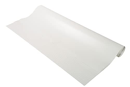 Image of Exacompta - Ref 35651E - Rolled Flipchart Refill Pads (48 Sheets Per Pad) - 65 x 100cm in Size, Plain & Unruled, 60gsm White Paper, Delivered Rolled, Bleed-Resistant Paper