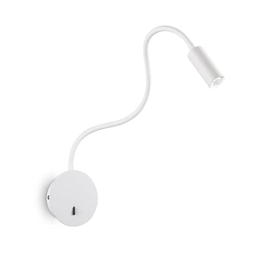 Image of Ideal Lux LED 1 Light Wall Light White