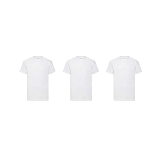 Image of Fruit of the Loom Valueweight Men's T-Shirt, 3-Pack, white, L