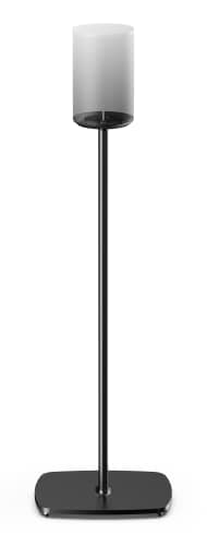 Image of Flexson Floor Stand for Sonos ERA 100, Single pack in Black for soft and hard floors + extension cable and cable management