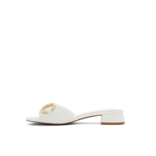 Image of ALDO Women's Faiza Heeled Sandal, White, 5.5 UK