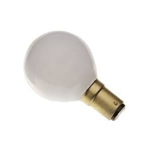 Image of 5x Opal Golf Ball Bulb 25w SBC (B15) Small Bayonet Cap