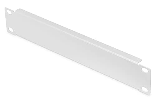 Image of DIGITUS blind cover - 10-inch (254 mm) - 1U - cover for network cabinets - blind panel - sheet steel - grey