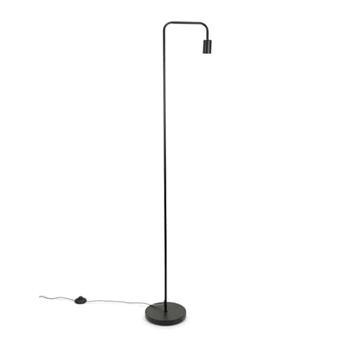 Image of ValueLights | Industrial Style Black Metal Curved Stem Floor Lamp Light | Floor Lamps & Torchieres, Home Décor & Improvement Essential